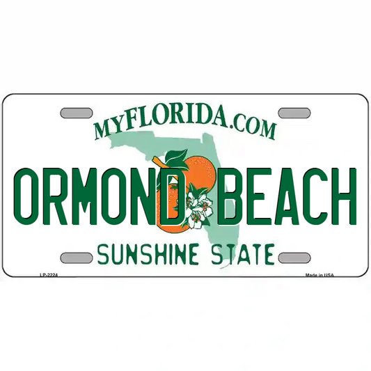 Ormond Beach Florida Metal Sign