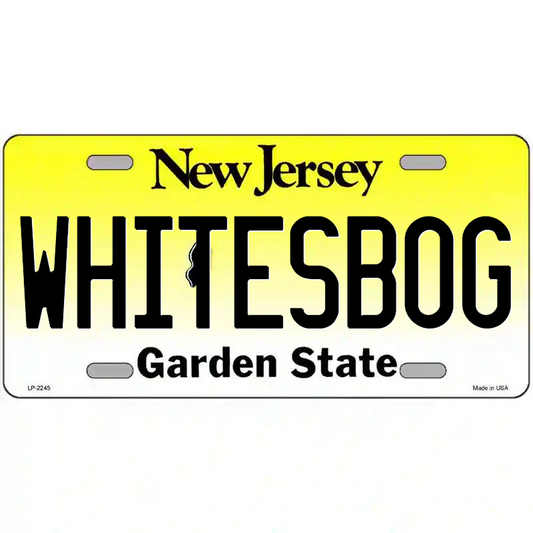 Whitesbog New Jersey Metal Sign