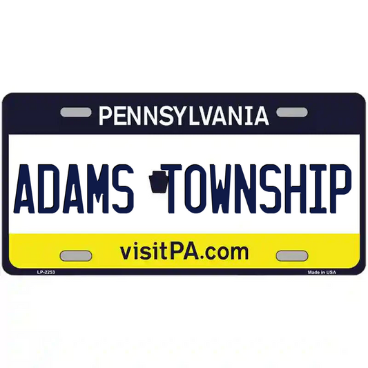 Adams Township Pennsylvania Metal Sign