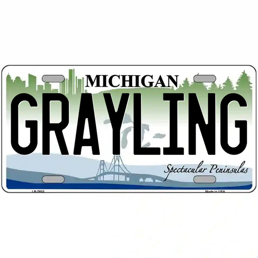 Grayling Michigan Metal Sign