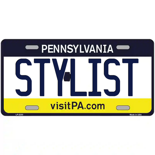 Stylist Pennsylvania Metal Sign