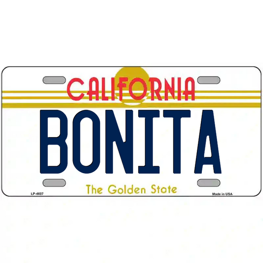 Bonita California Metal Sign