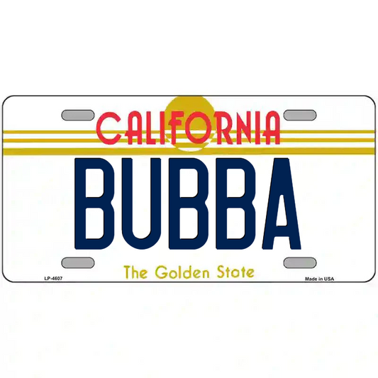 Bubba California Metal Sign