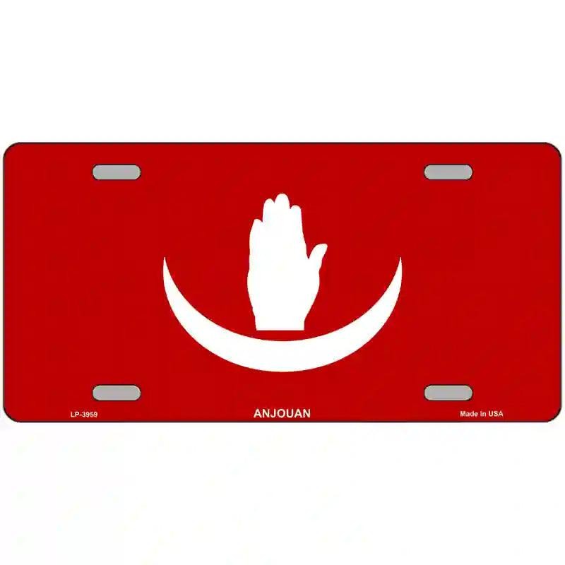 Anjouan Flag Metal sign