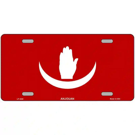Anjouan Flag Metal sign