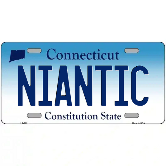 Niantic Connecticut Metal Sign