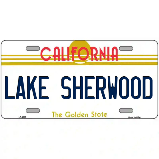 Lake Sherwood California Metal Sign