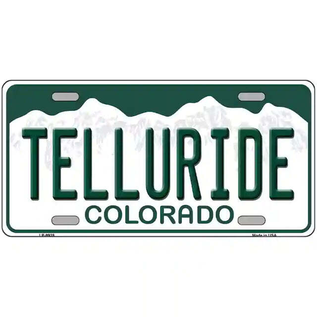 Telluride Colorado Metal Sign