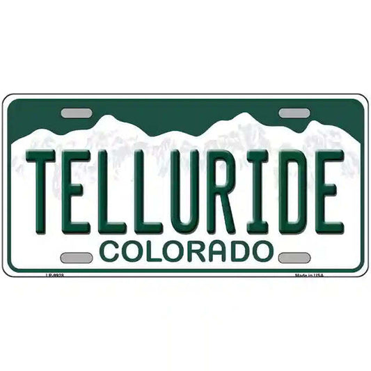 Telluride Colorado Metal Sign
