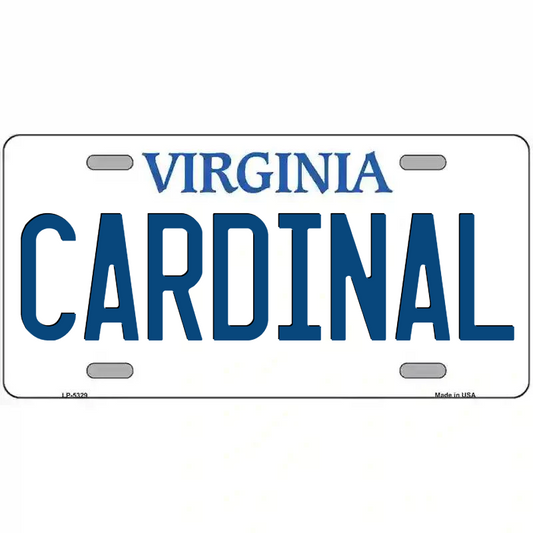 Cardinal Virginia Metal Sign