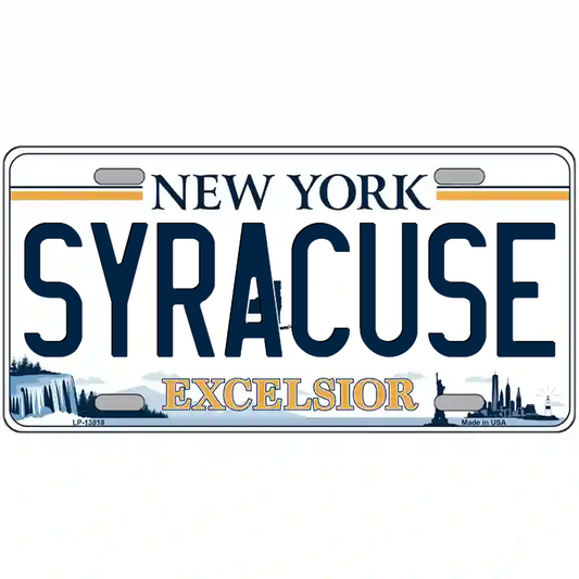 Syracuse New York Excelsior Metal Sign