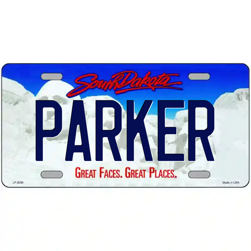 Parker South Dakota Metal Sign