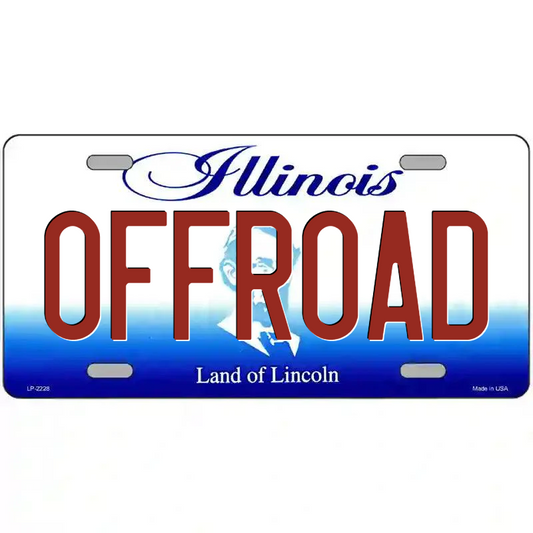 Offroad Illinois Metal Sign