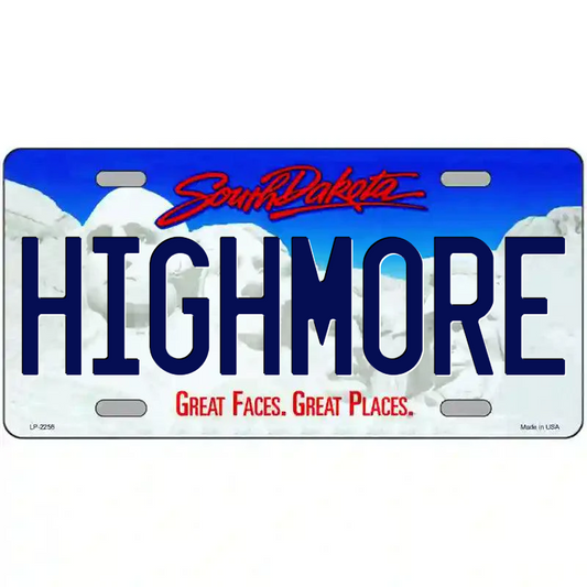 Highmore South Dakota Metal Sign