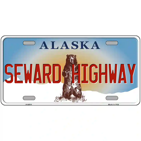 Seward Highway Alaska Metal Sign