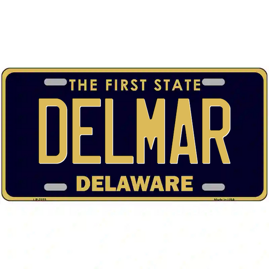 Delmar Delaware Metal Sign