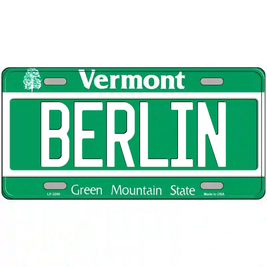 Berlin Vermont Metal Sign