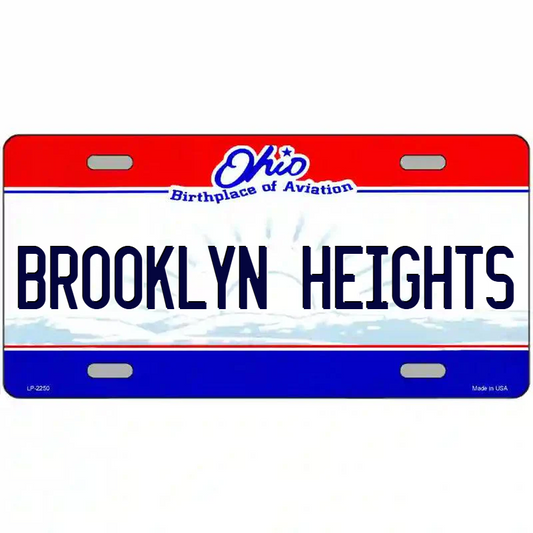 Brooklyn Heights Ohio Metal Sign
