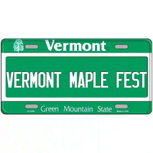 Vermont Maple Festival Vermont Metal Sign
