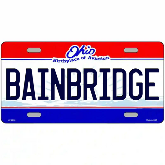 Bainbridge Ohio Metal Sign