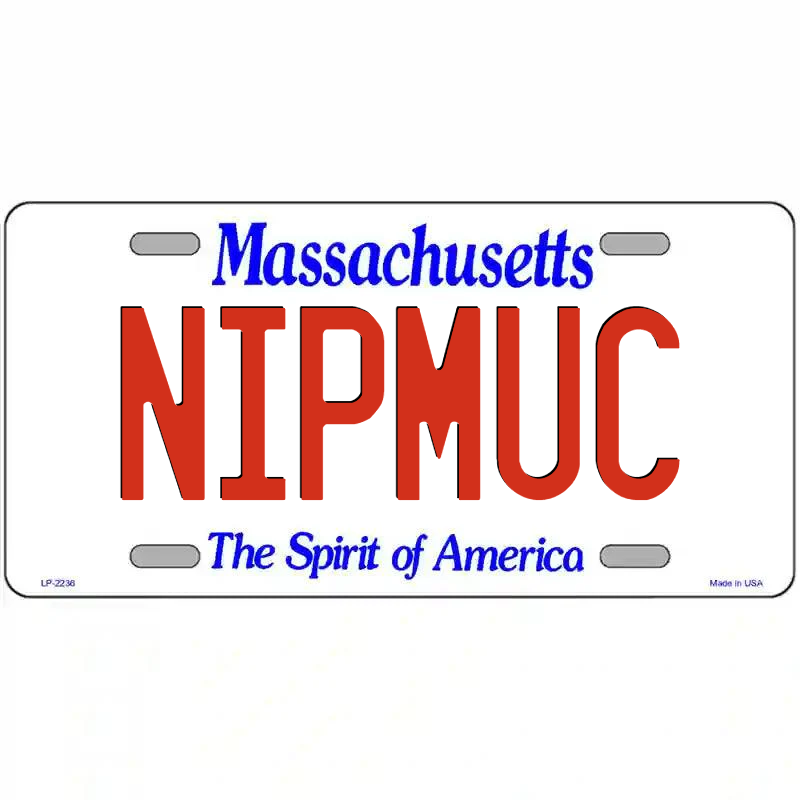 Nipuc Massachusetts Metal Sign