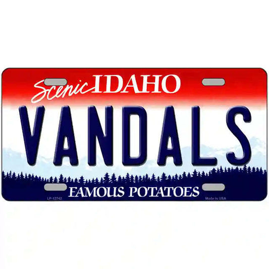 Vandals Idaho Metal Sign