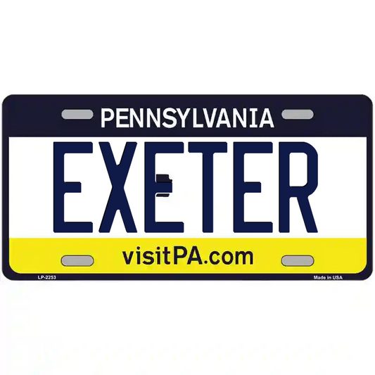 Exeter Pennsylvania Metal Sign