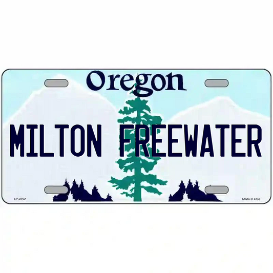Milton-Freewater Oregon Metal Sign