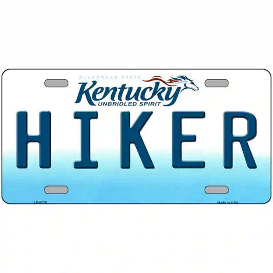 Hiker Kentucky Metal Sign