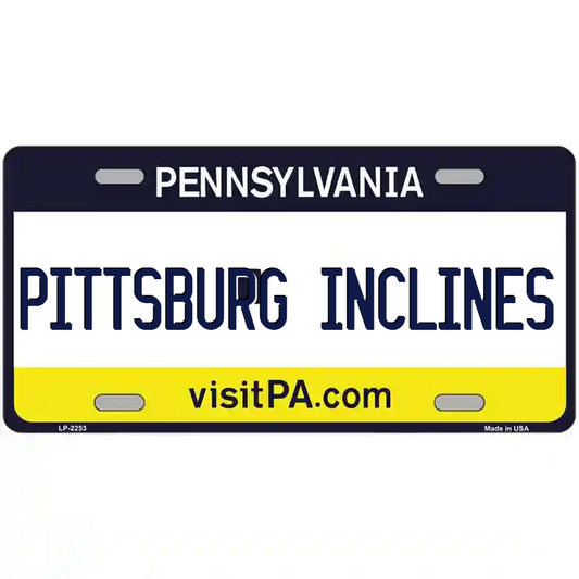 Pittsburg Inclines Pennsylvania Metal Sign