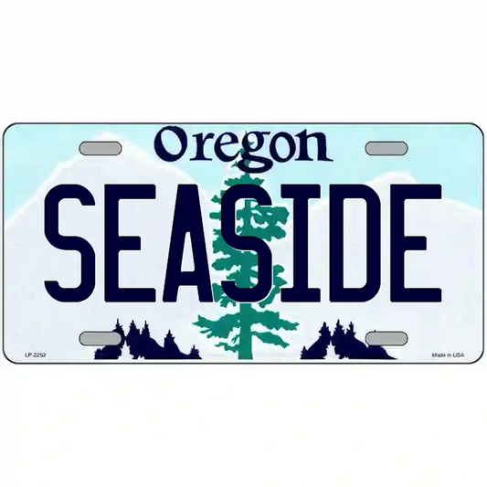 Seaside Oregon Metal Sign