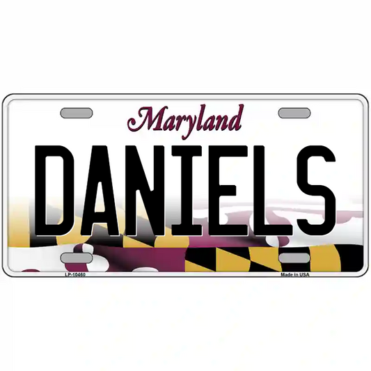 Daniels Maryland Metal SIgn