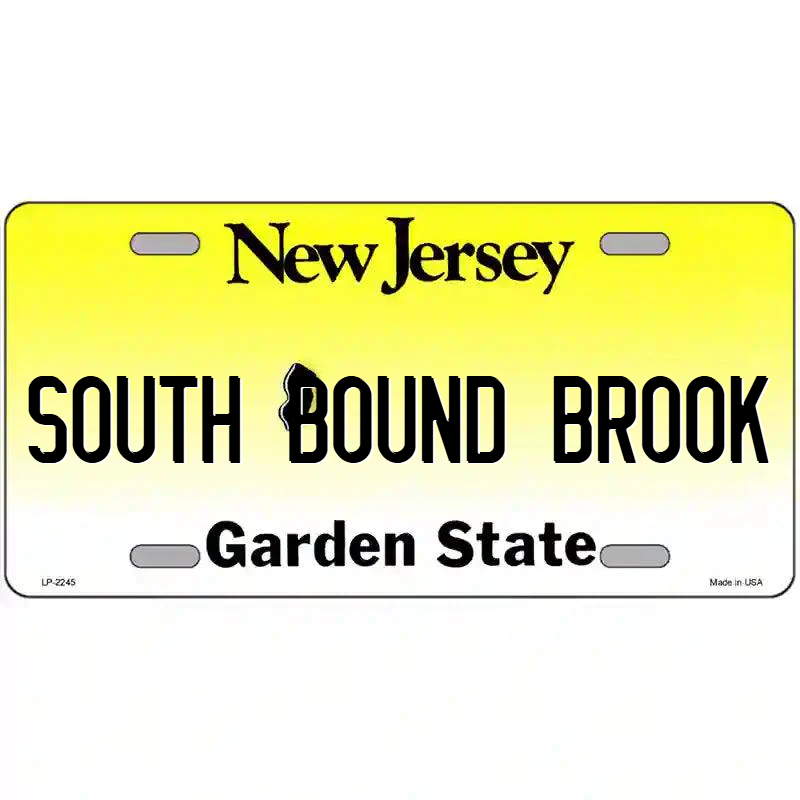 South Bound Brook New Jersey Metal Sign