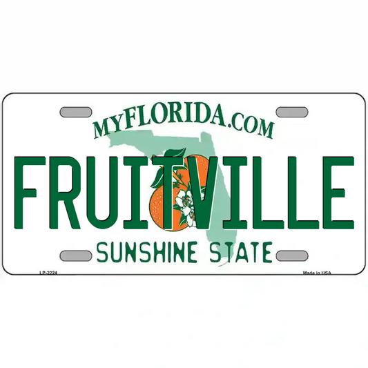 Fruitville Florida Metal Sign