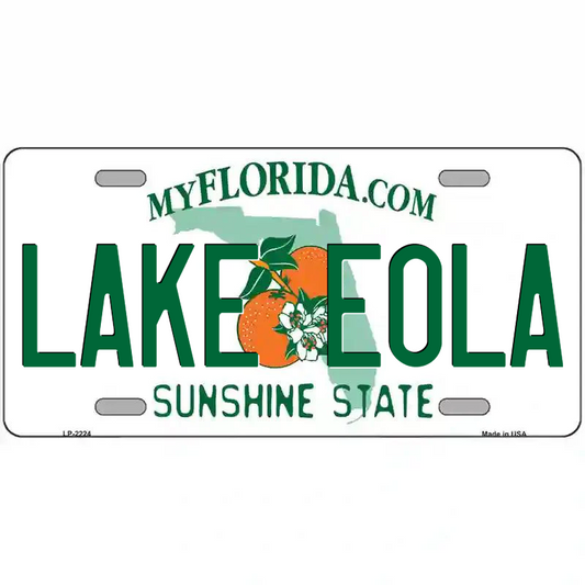 Lake Eola Florida Metal Sign