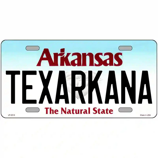 Texarkana Arkansas Metal Sign