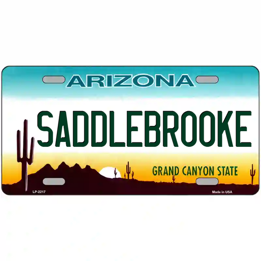 Saddlebrooke Arizona Metal Sign