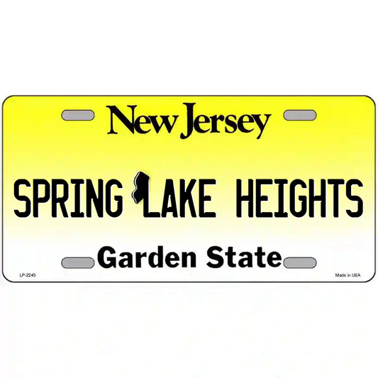 Spring Lake Heights New Jersey Metal Sign