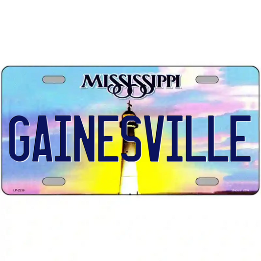 Gainesville Mississippi Metal Sign