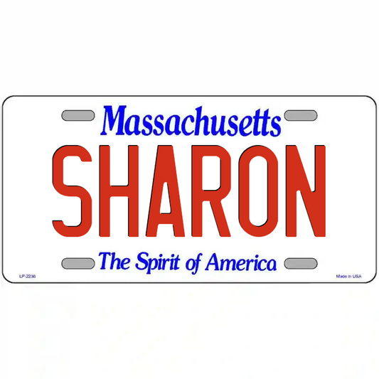 Sharon Massachusetts Metal Sign