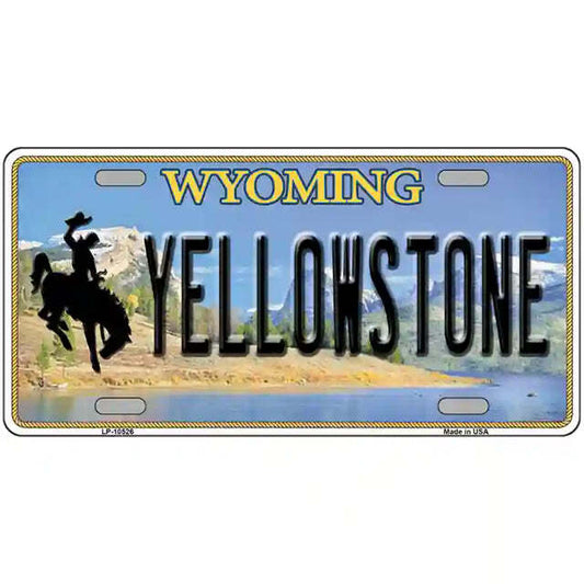 Yellowstone Wyoming Metal Sign