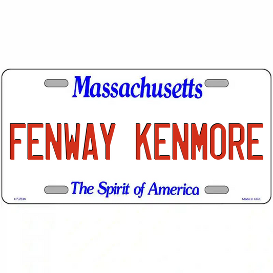 Fenway-Kenmore Massachusetts Metal Sign