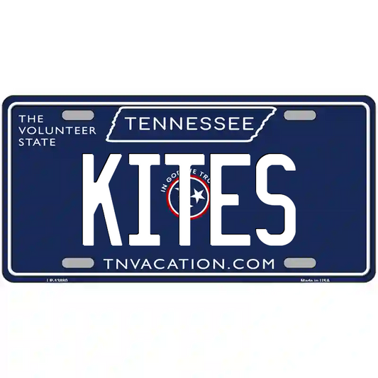 Kites Tennessee Blue Metal Sign