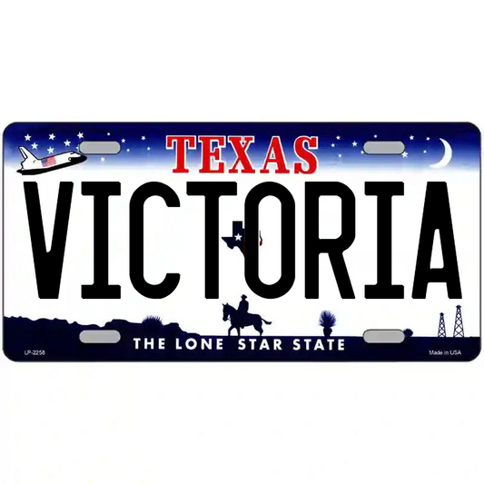 Victoria Texas Metal Sign