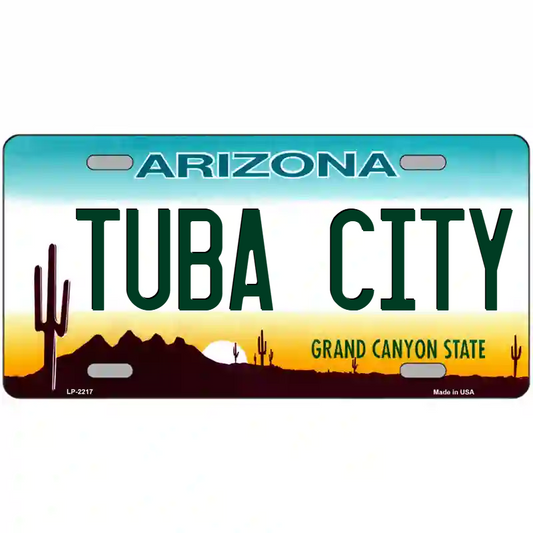 Tuba City Arizona Metal Sign