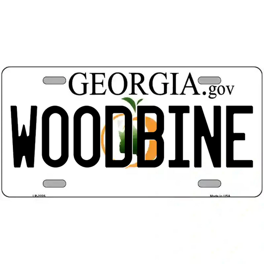 Woodbine Georgia Metal Sign