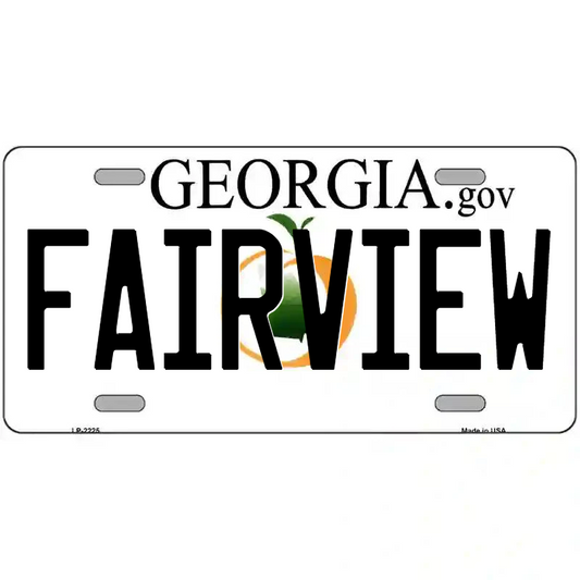 Fairview Georgia Metal Sign