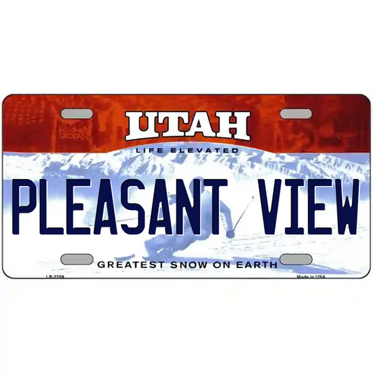 Pleasant View Utah Metal Sign