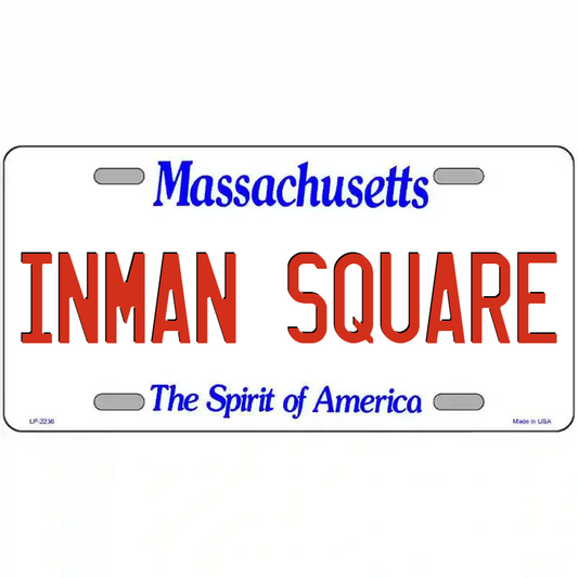 Inman Square Massachusetts Metal Sign