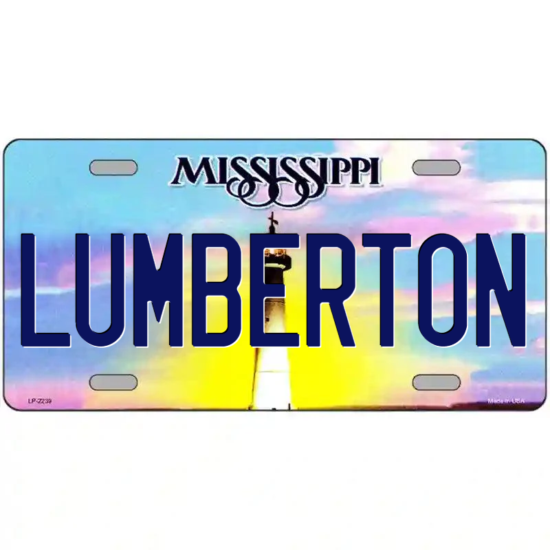 Lumberton Mississippi Metal Sign